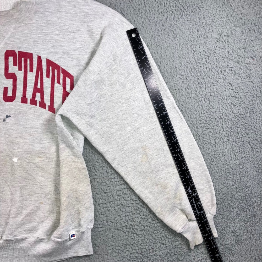 Vintage Russell Athletic Sweatshirt Men XL Iowa State Thrashed 90s V-Stitched - Picture 9 of 10